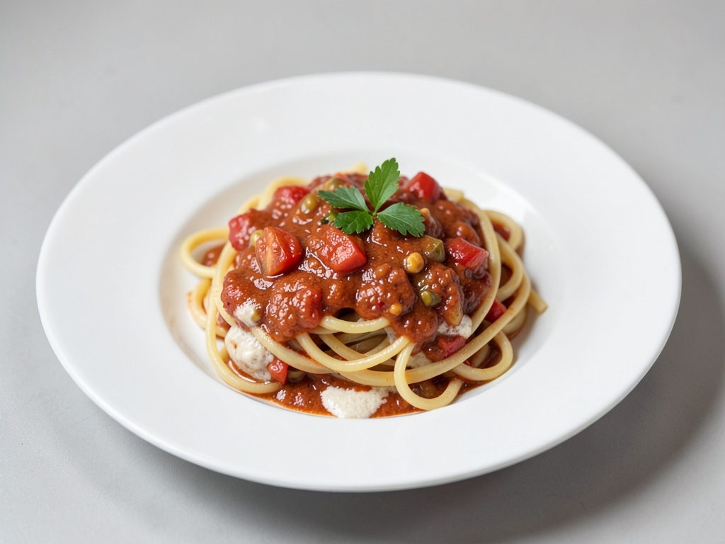 Cremige Nudeln mit Tomaten-Chili-Soße