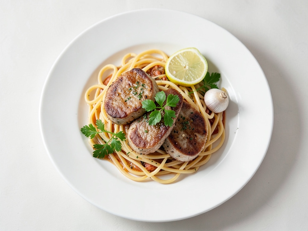 Zander-Pasta mit Fenchel-Sahne-Sauce