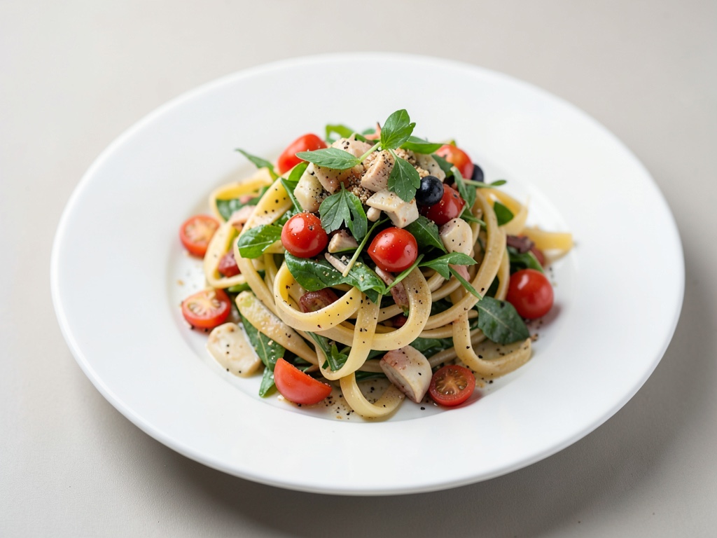 Griechischer Nudelsalat