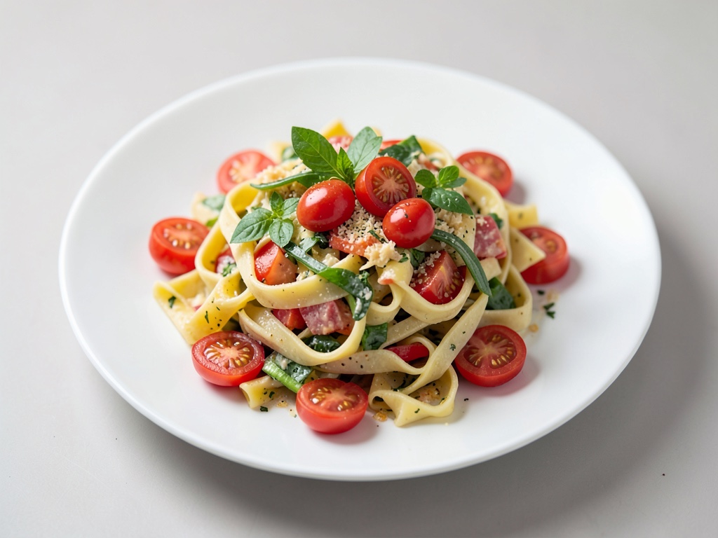 Fruchtig-frischer Nudelsalat mit Tomaten