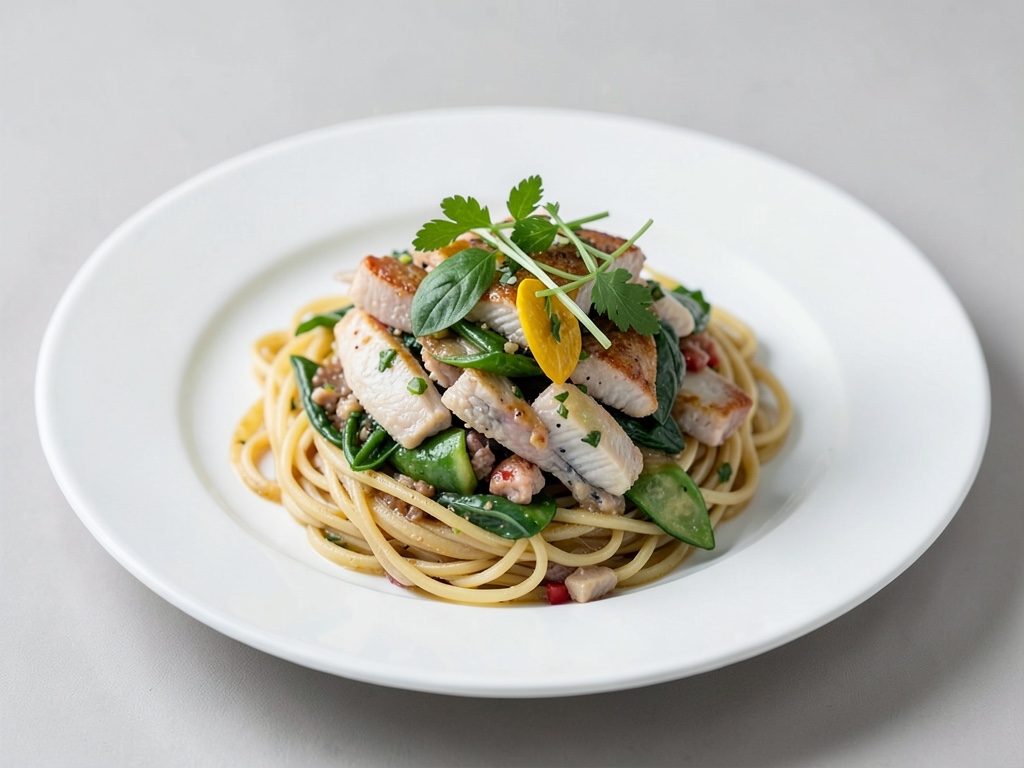 Frischer Nudel-Fisch-Salat