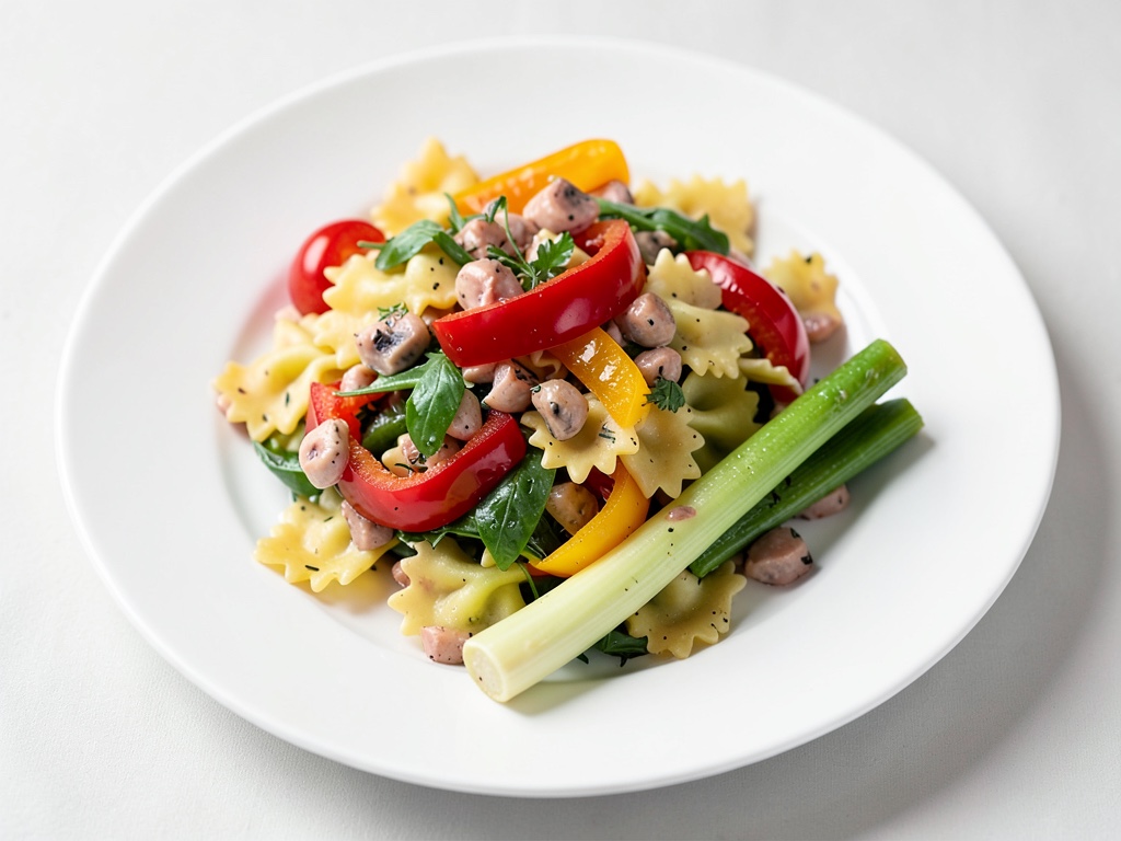 Bunter Nudelsalat mit Thunfisch