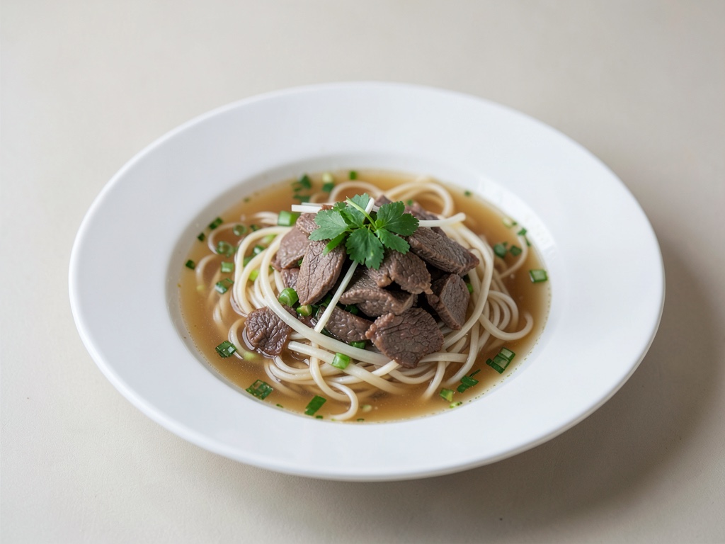 Vietnamesische Rindfleisch-Nudelsuppe