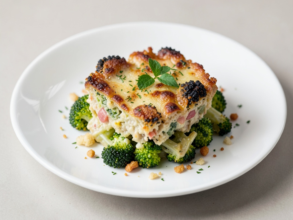 Gratin croccante di broccoli e noci