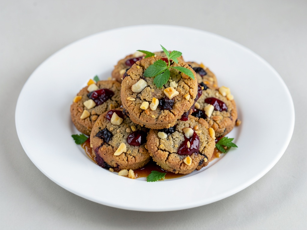 Biscotti croccanti alle noci e marmellata