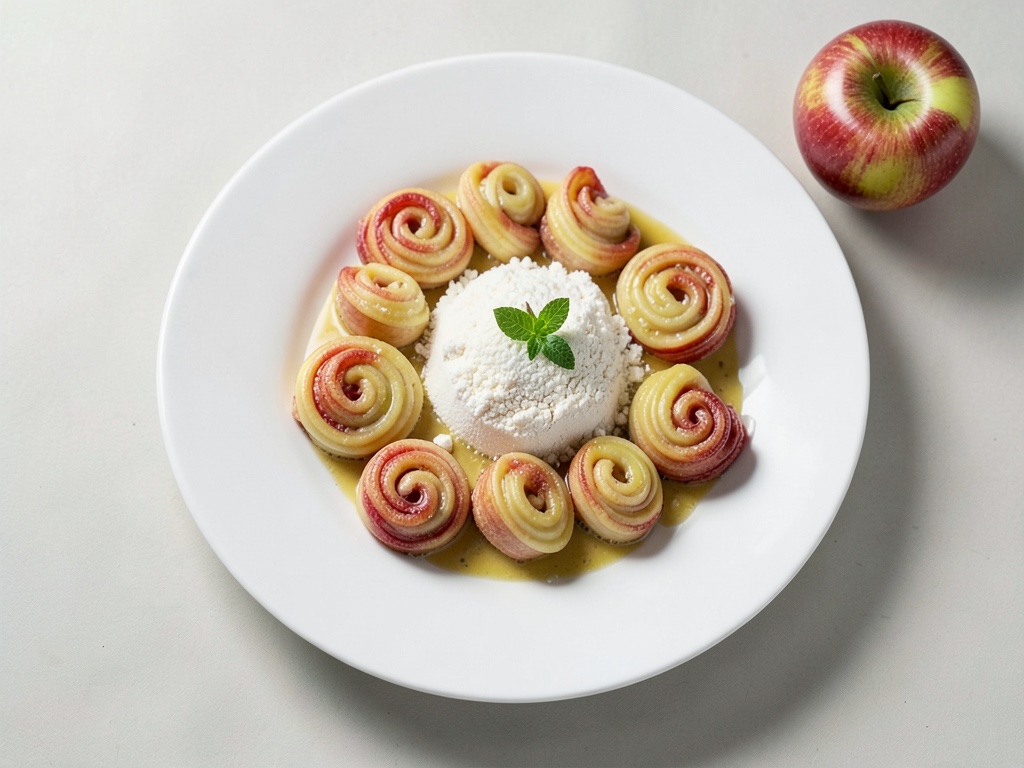 Rouleaux croustillants aux pommes et aux noix