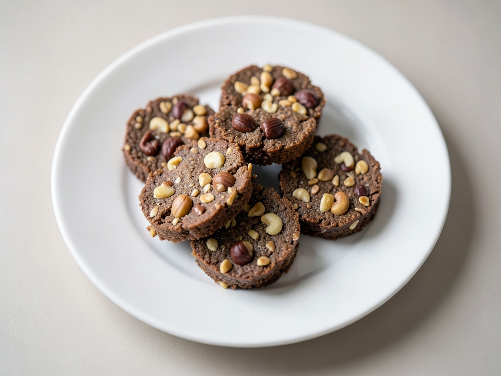 Biscotti croccanti alle nocciole e cioccolato