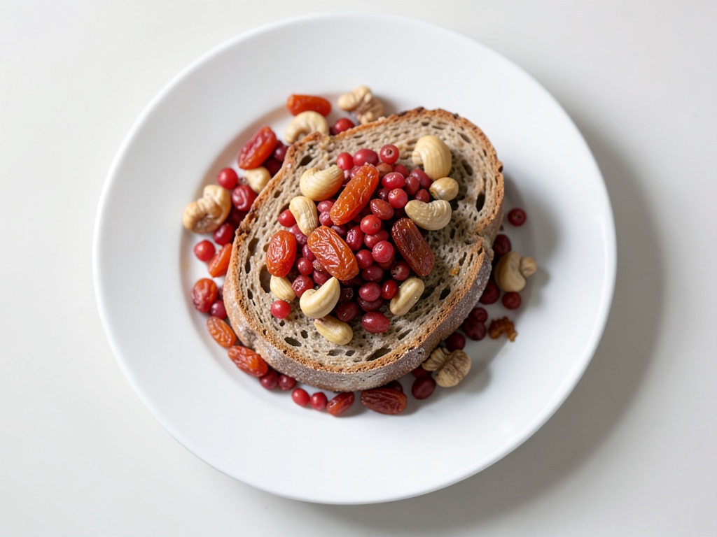 Pane croccante alle noci e uvetta