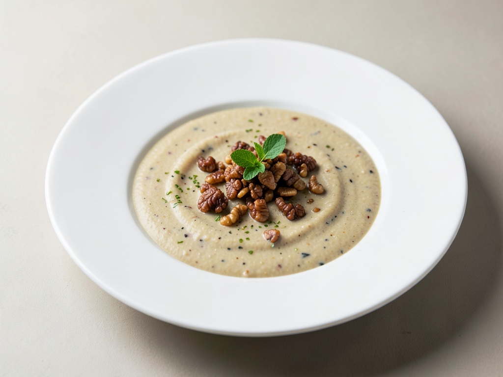 Zuppa cremosa alle noci