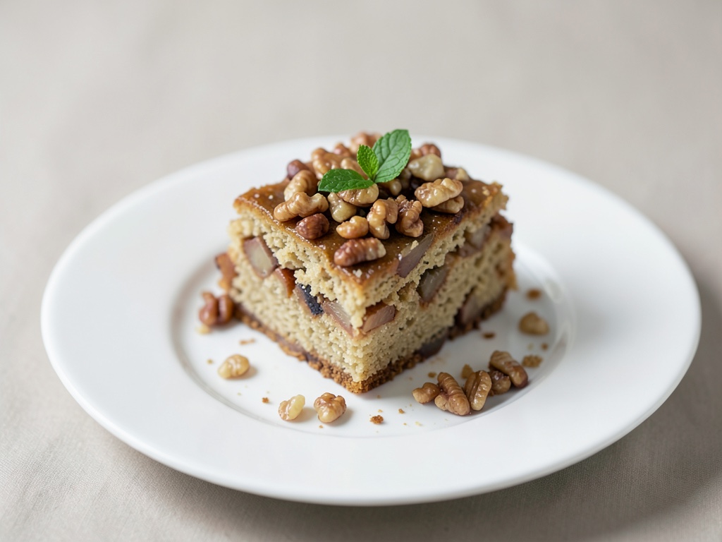 Saftiger Walnuss-Apfel-Kuchen