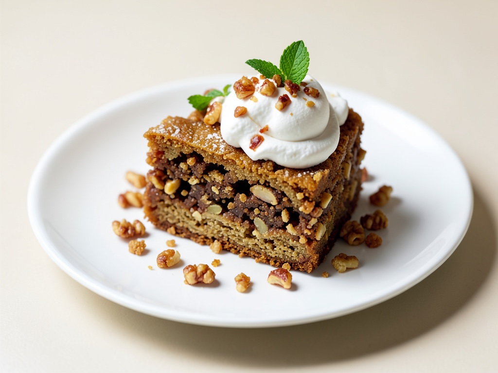 Knuspriger Walnuss-Kuchen mit Baiser
