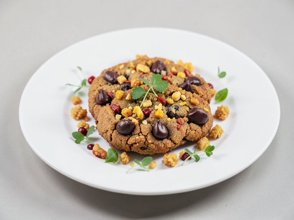 Knusprige Nuss-Schoko-Plätzchen