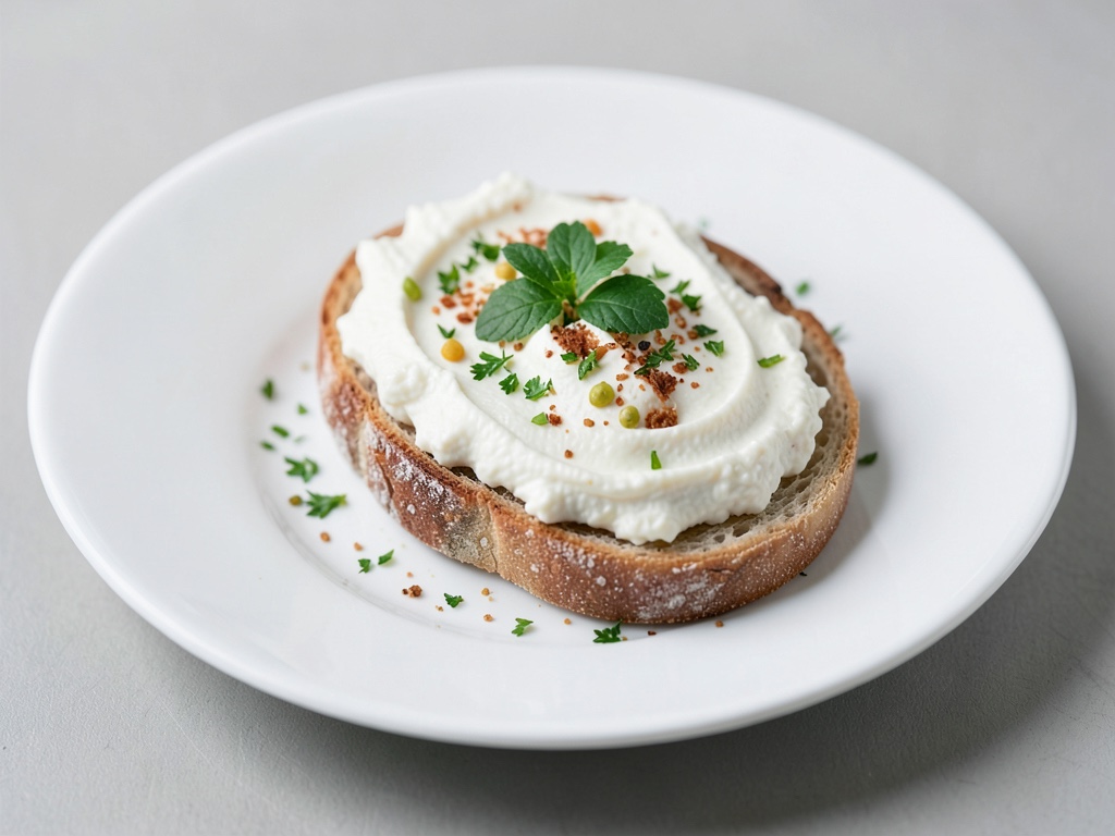 Spalmabile cremoso al Camembert sul pane