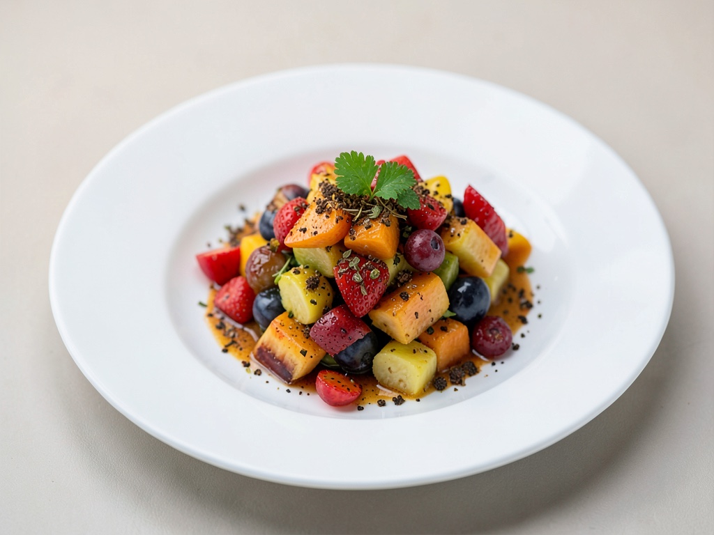 Frutta calda con spezie