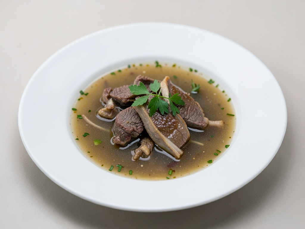 Bouillon de os de bœuf intense