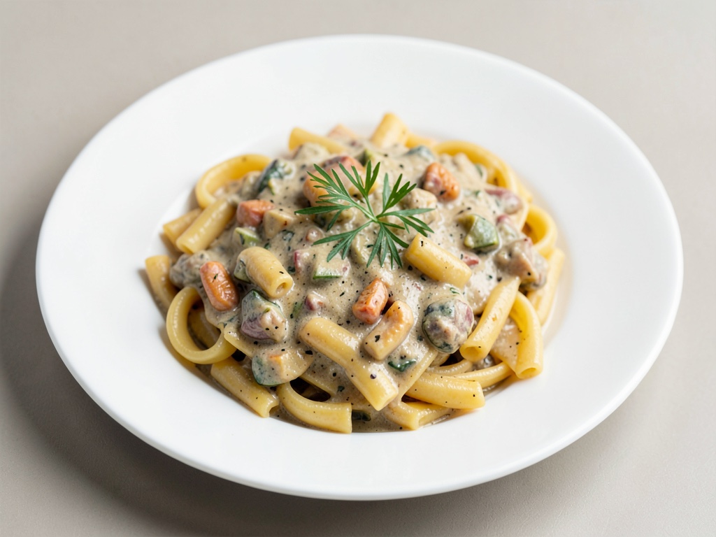 Orecchiette con salsa cremosa alle verdure