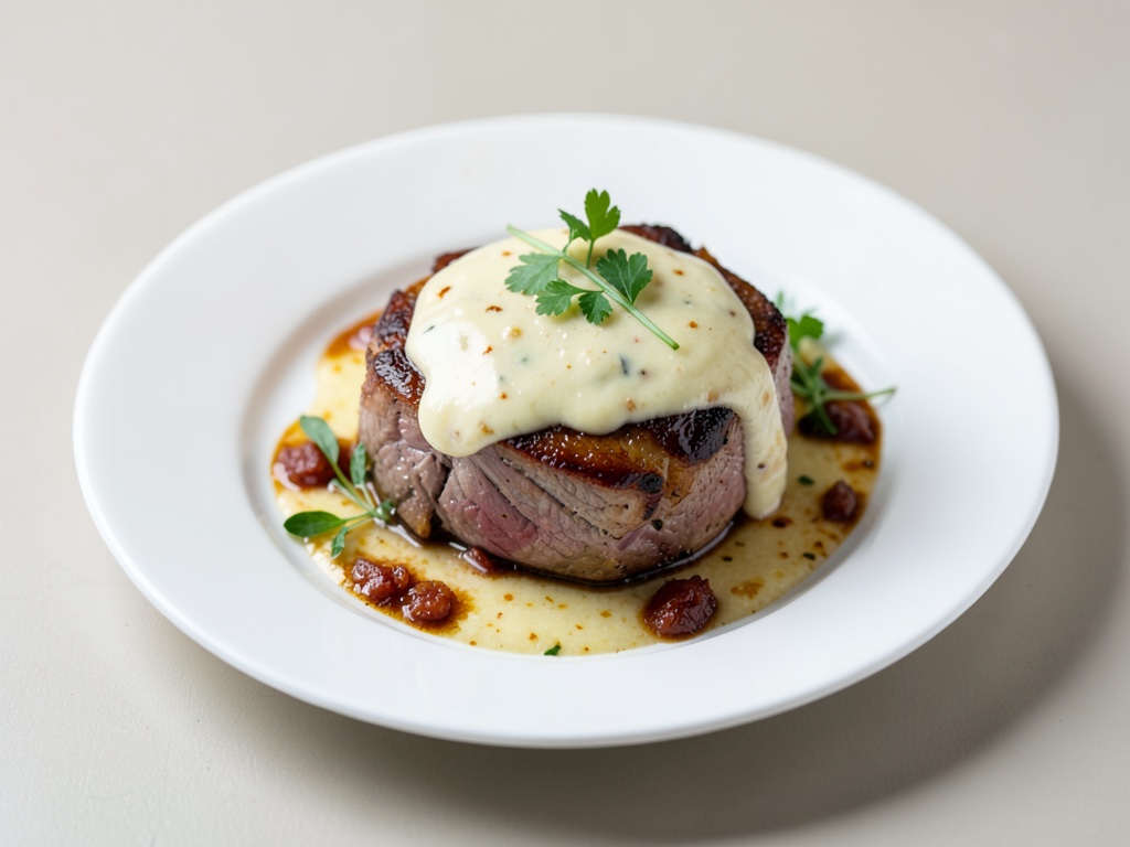 Aromatico arrosto di agnello con gratin di patate cremoso