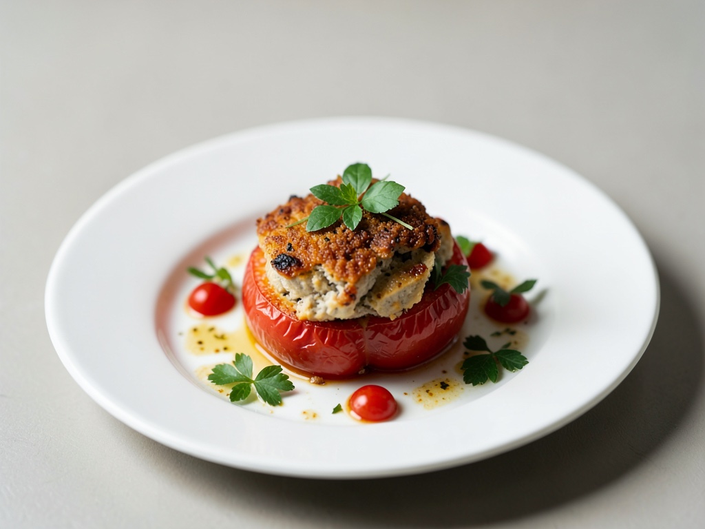 Pomodori ripieni al forno con pesce
