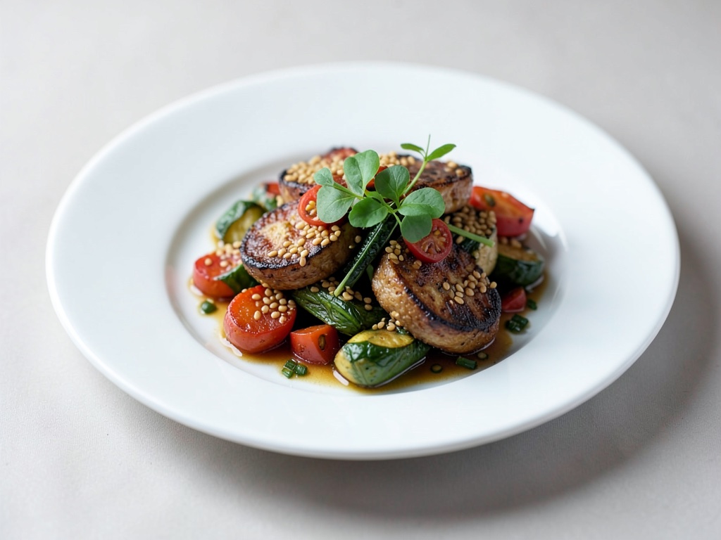 Verdure al forno al sesamo