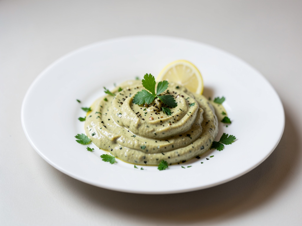 Dip cremoso alle olive con limone