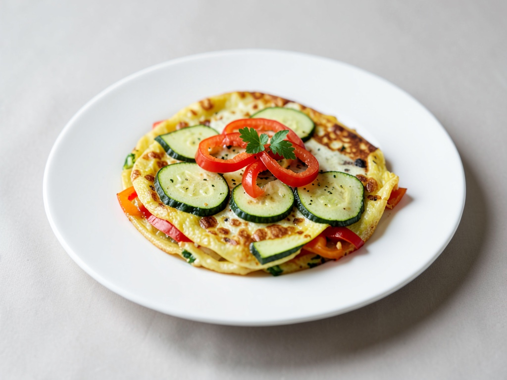 Frittata al forno con zucchine e peperoni