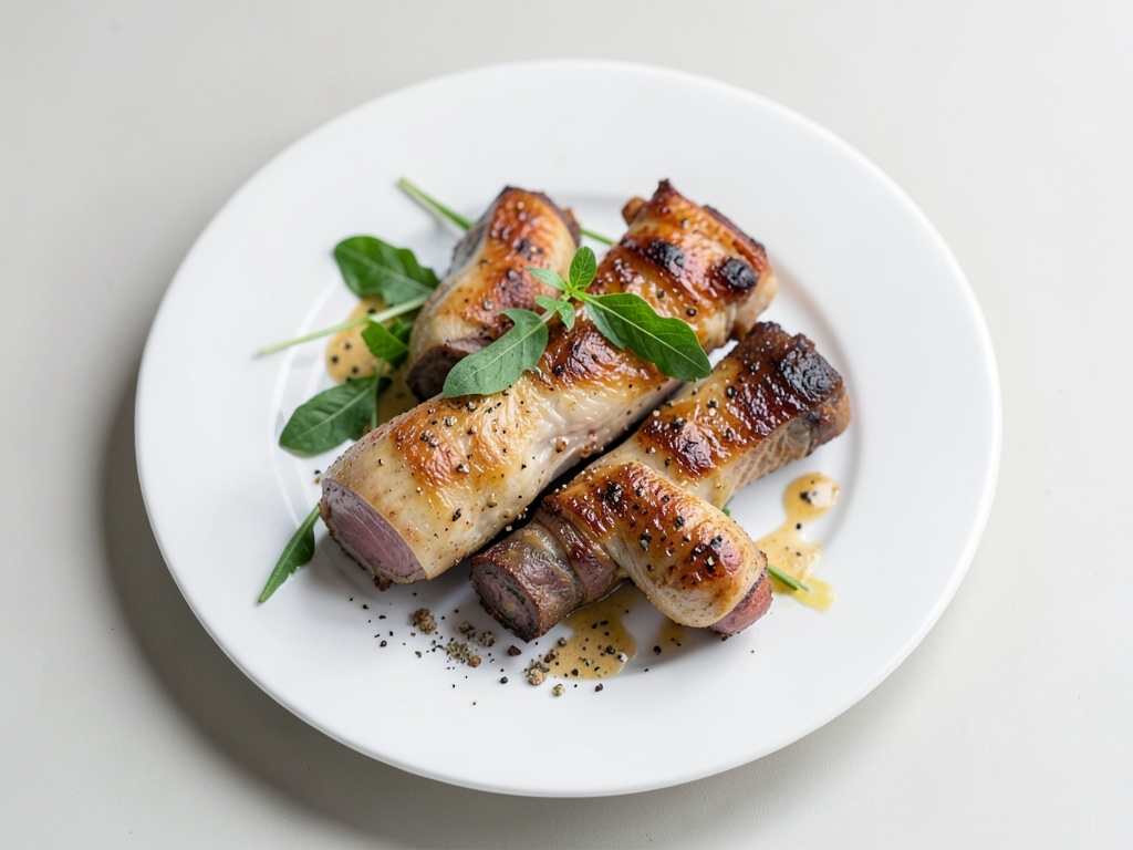 Cosce di pollo croccanti con arancia e limone
