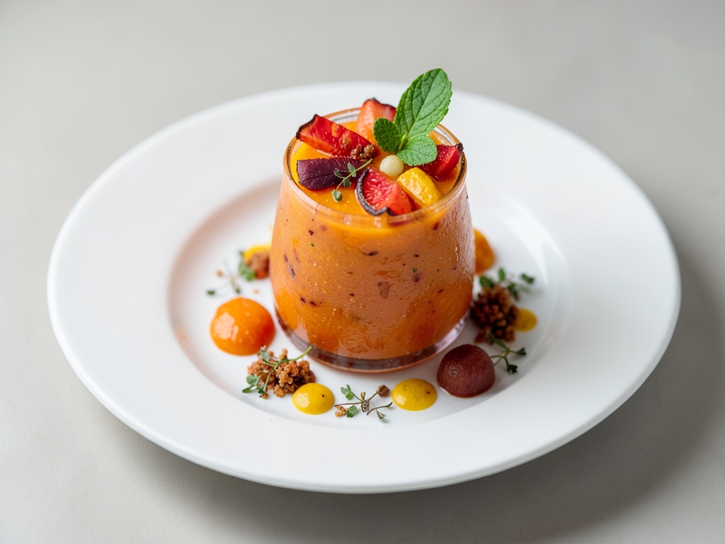 Boisson fraîche à l'orange et à la passion
