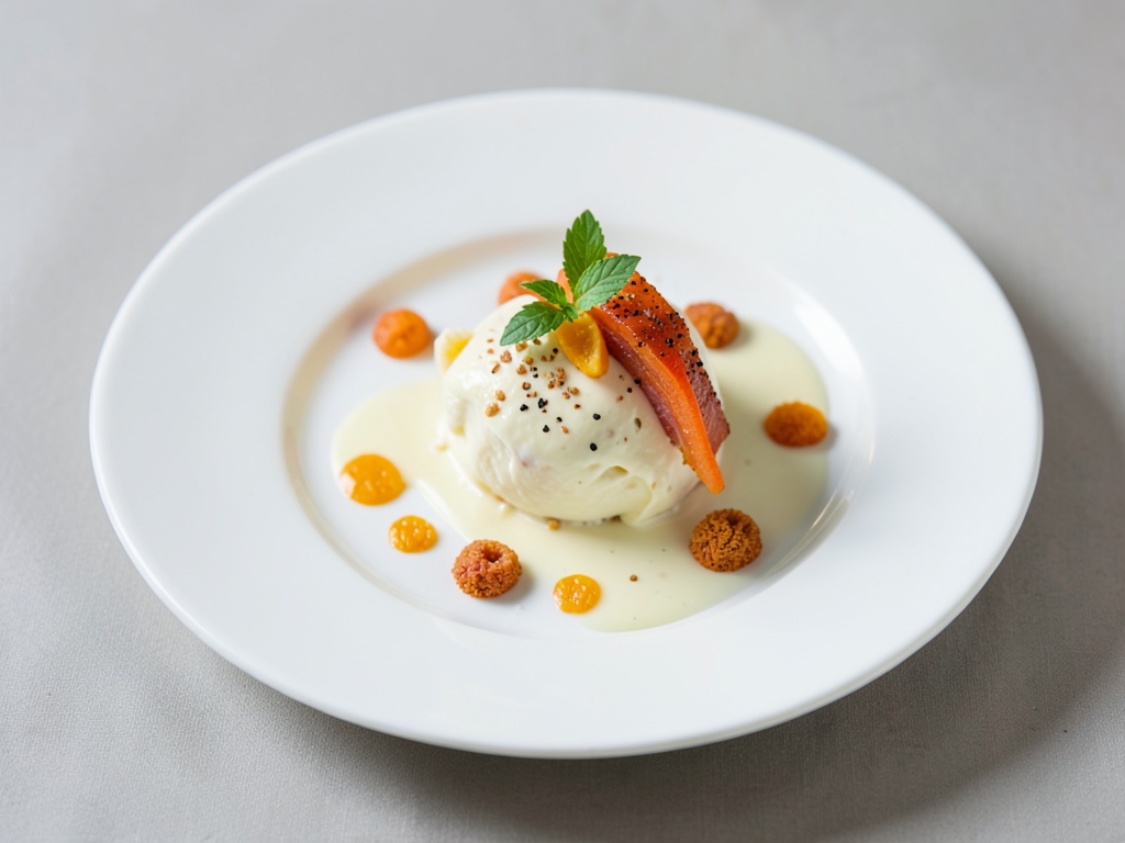 Crème à l'orange et au lait