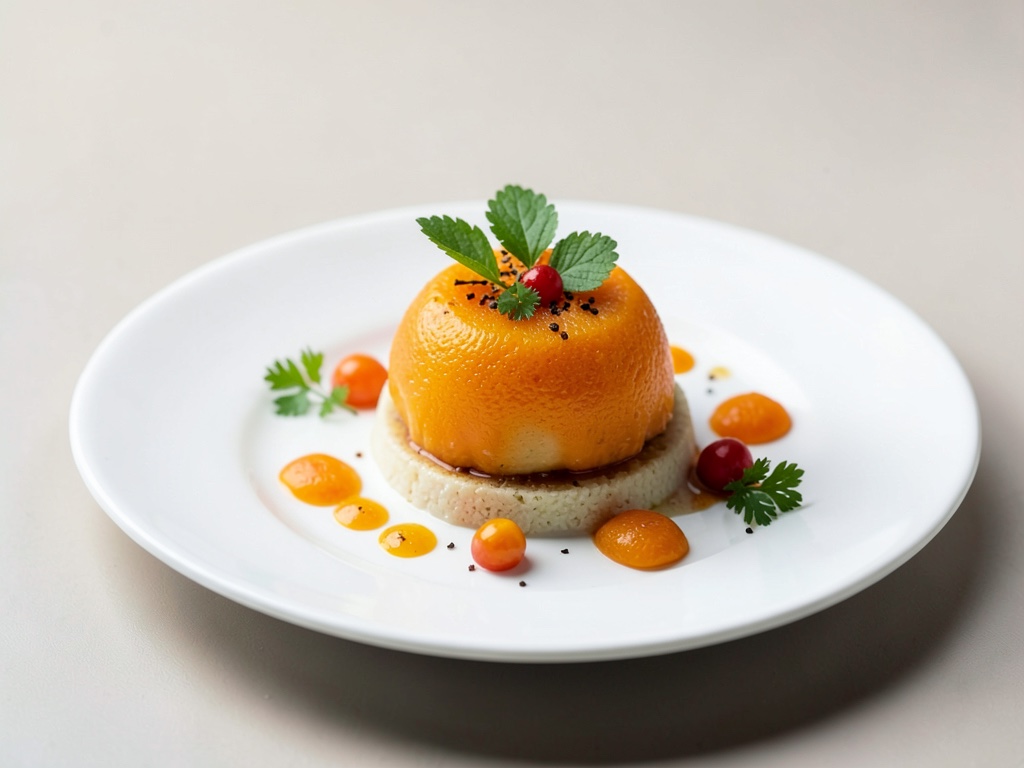 Helados de naranja celestiales en palo