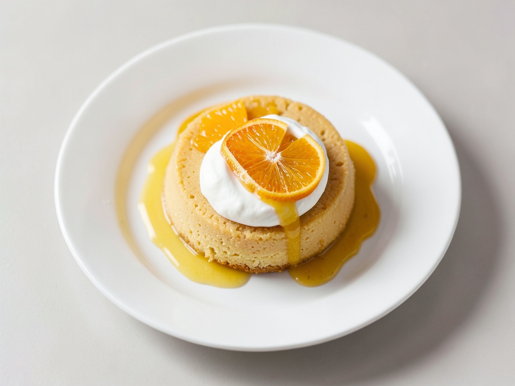 Pudding alla frutta con arance