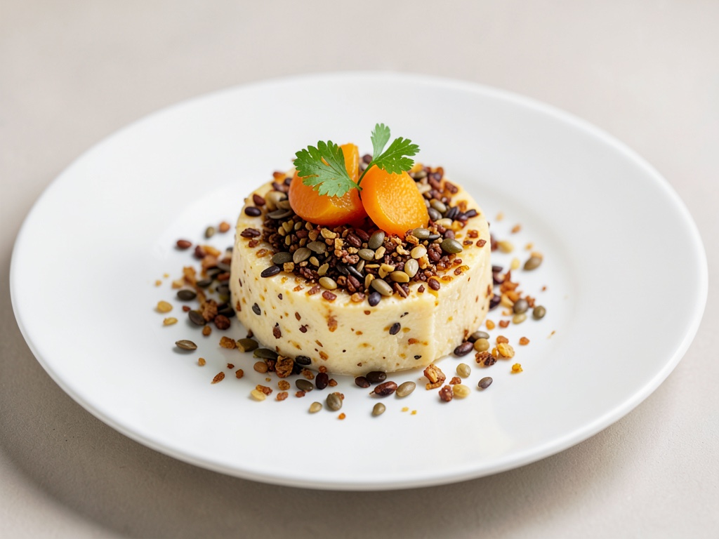 Fruchtiger Quark mit geröstetem Samelmix