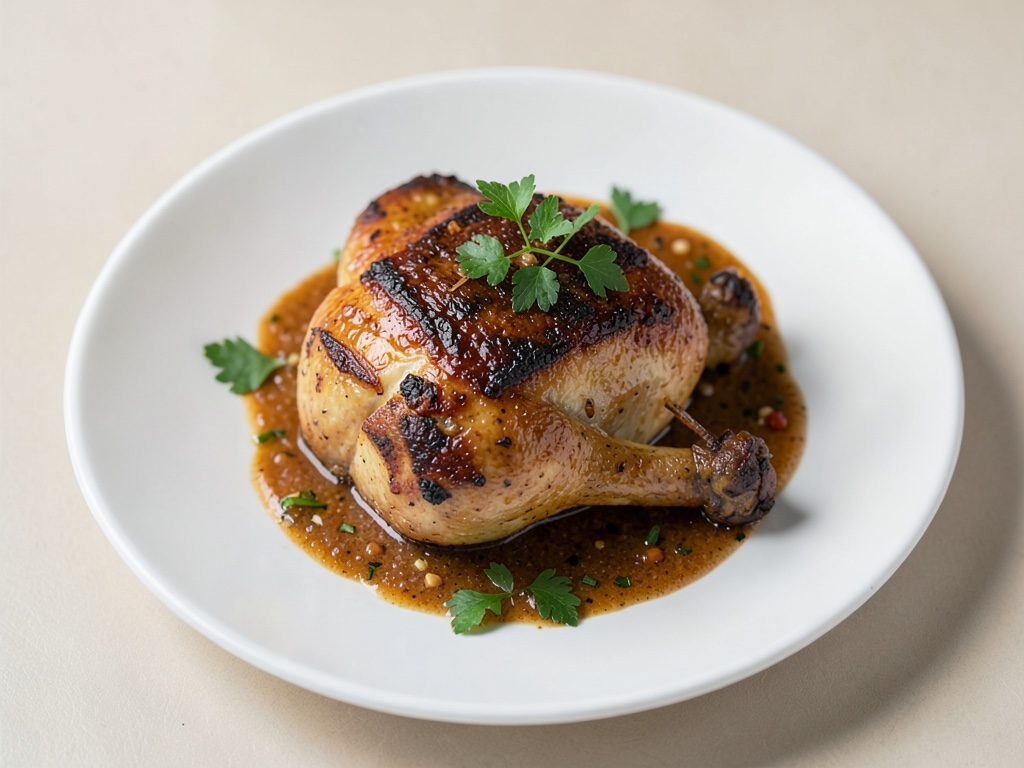 Pollo orientale al forno