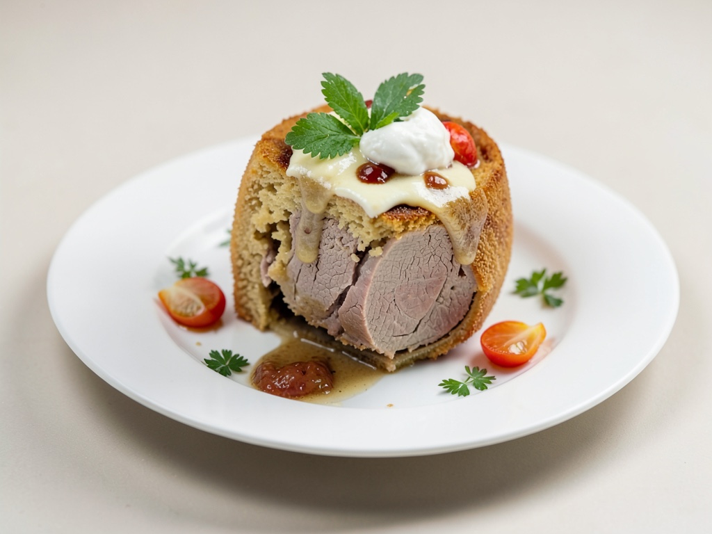 Torta classica di agnello pasquale in stampo