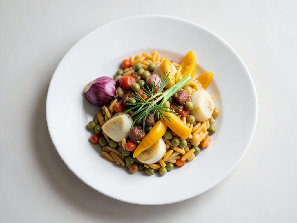 Paella con ceci e carciofi