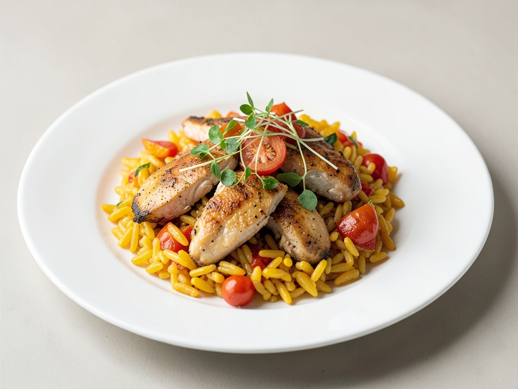 Paella valenciana di pollo