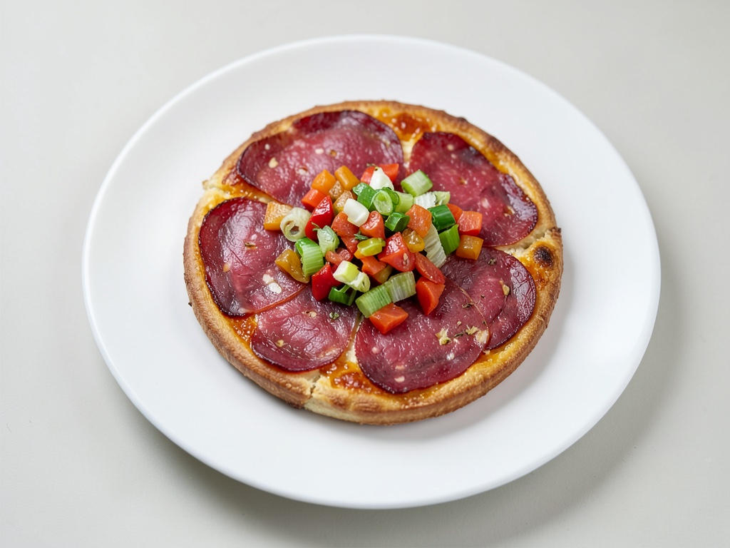 Torta fritta croccante con Pancetta e crauti