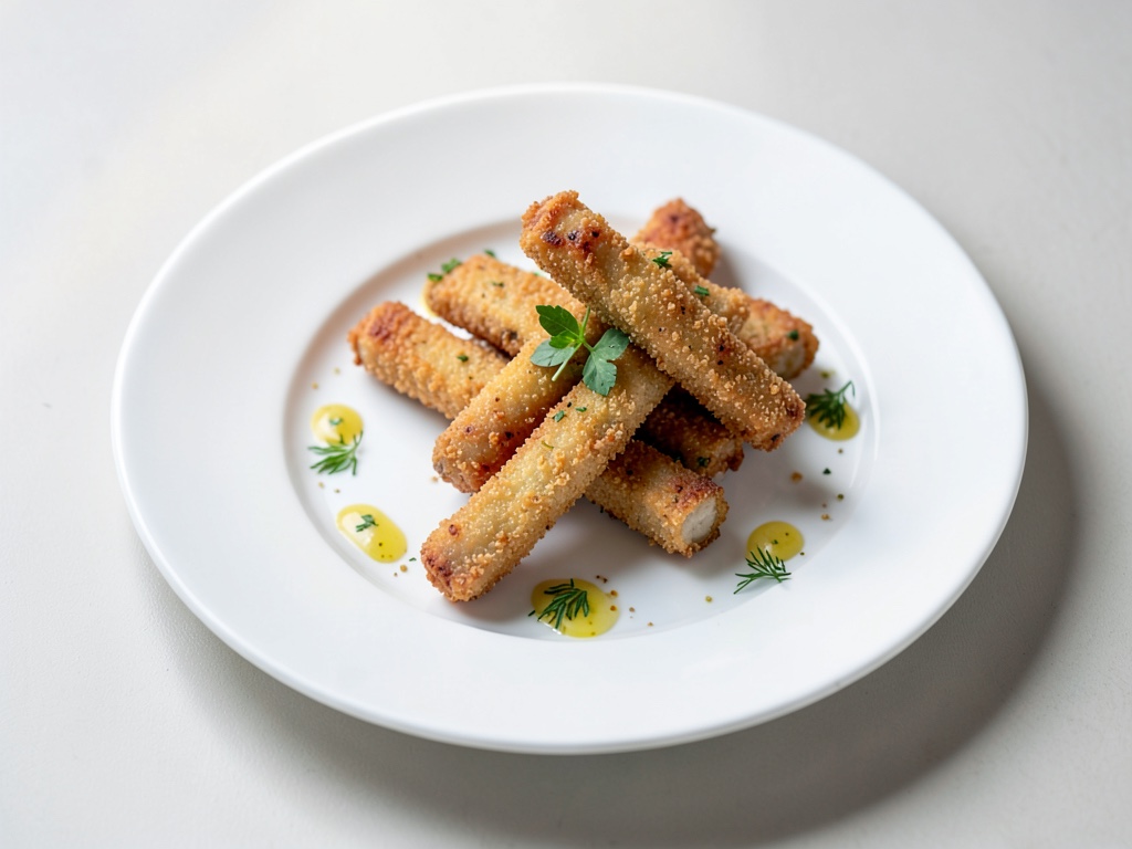 Filets de poisson croustillants en chapelure