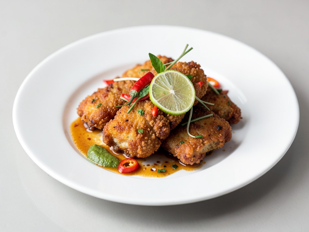 Cotolette di pollo croccanti con lime e peperoncino