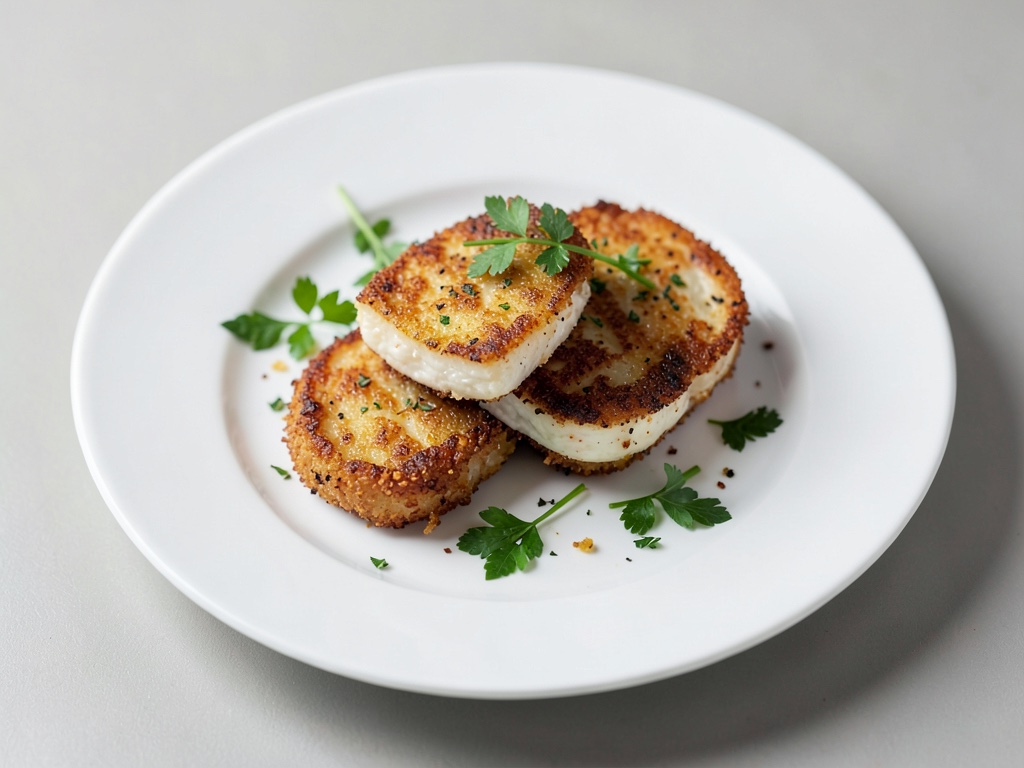 Fette di mozzarella croccanti e impanate