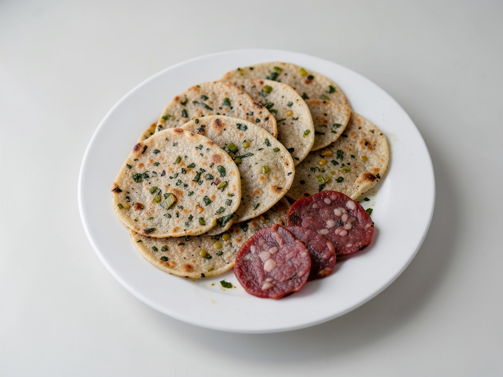 Torrette di pesce croccanti con papadam e chutney di pomodori