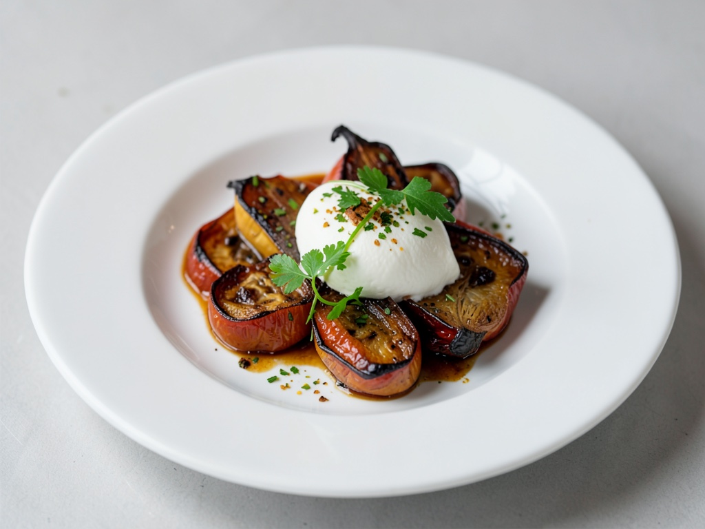 Peperoni arrosto con Burrata