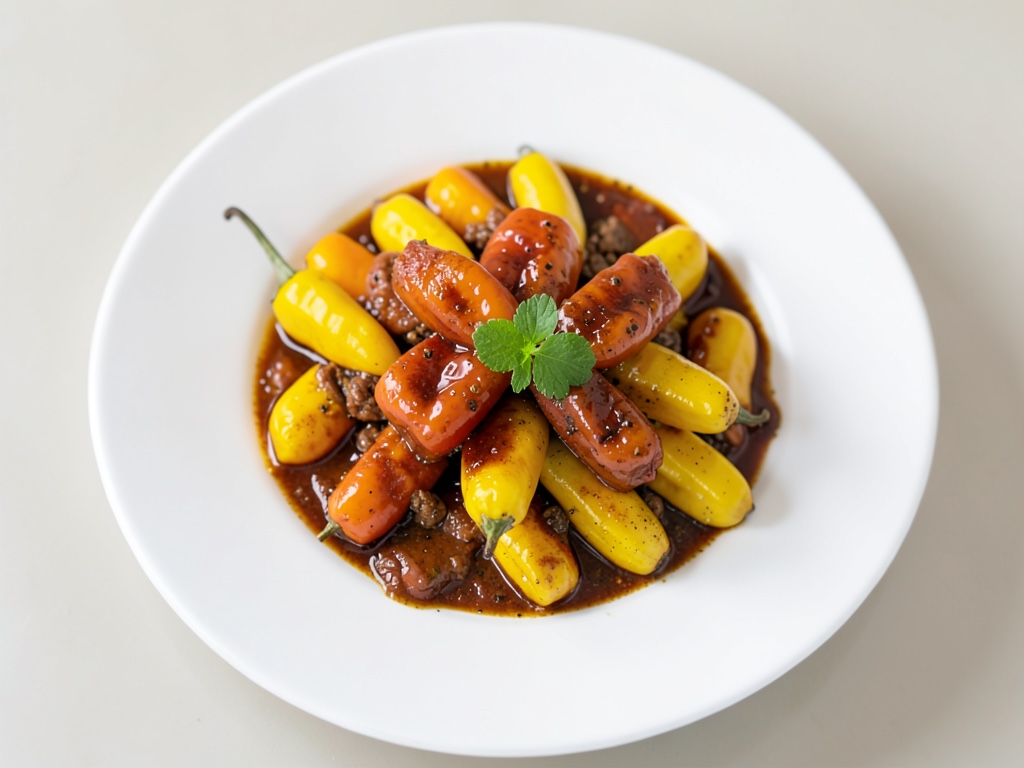 Peperoni marinati con peperoncino