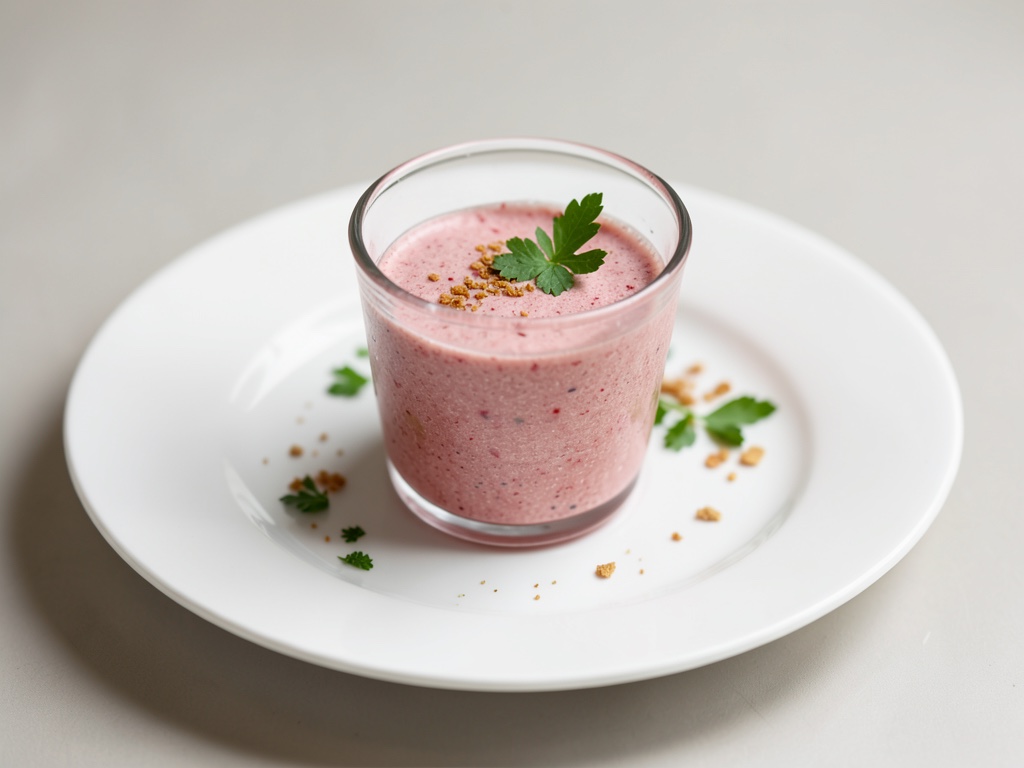 Frischer Paprika-Joghurt-Drink