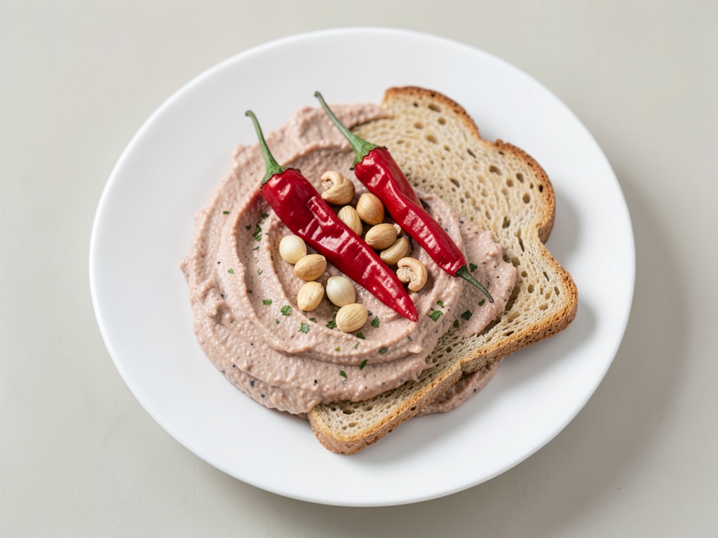 Dip crujiente de pimiento y nuez
