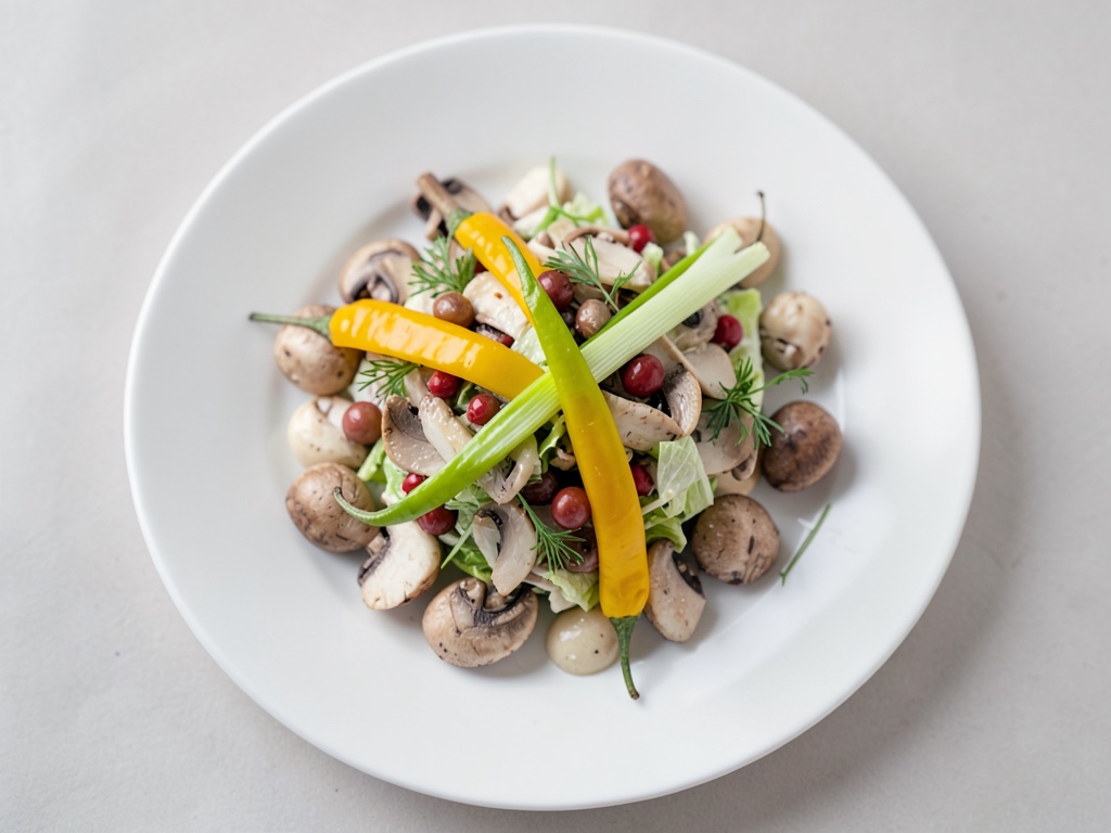 Insalata di Peperoni e Funghi