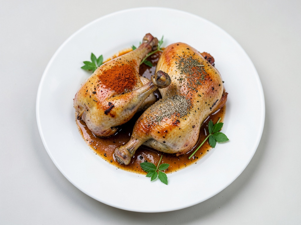 Pollo croccante con salsa di peperoni