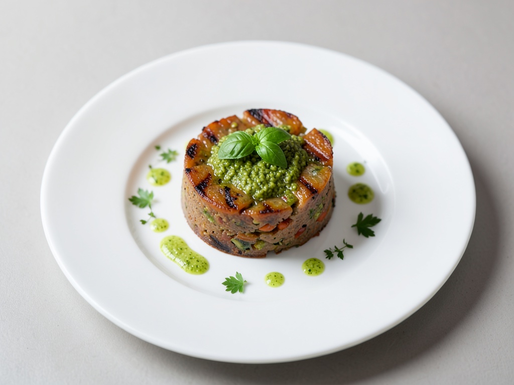 Terrina di peperoni alla griglia al pesto di basilico