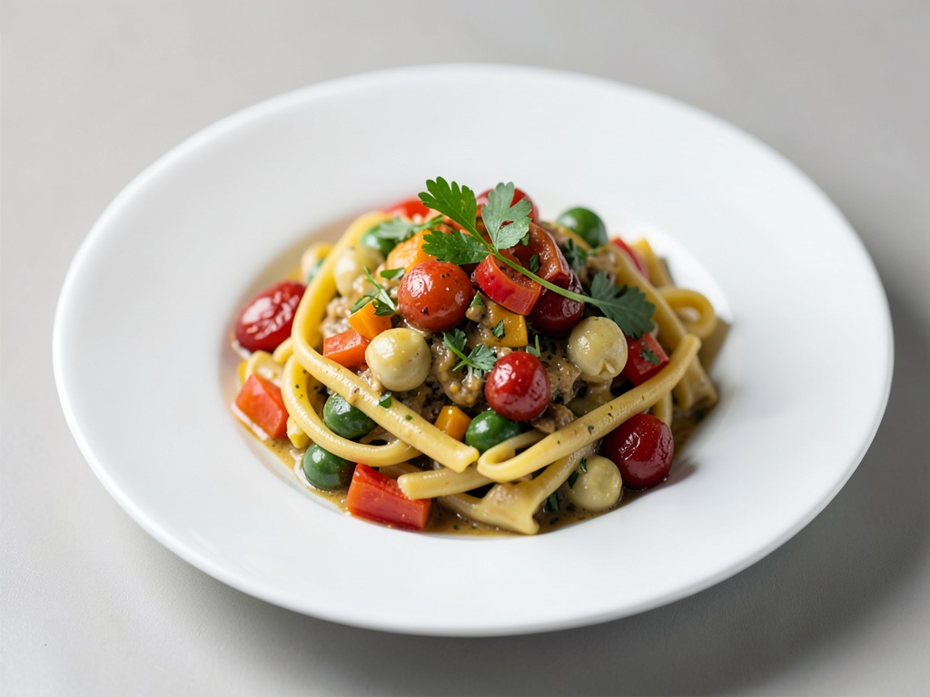 Gemüse-Pasta-Pfanne