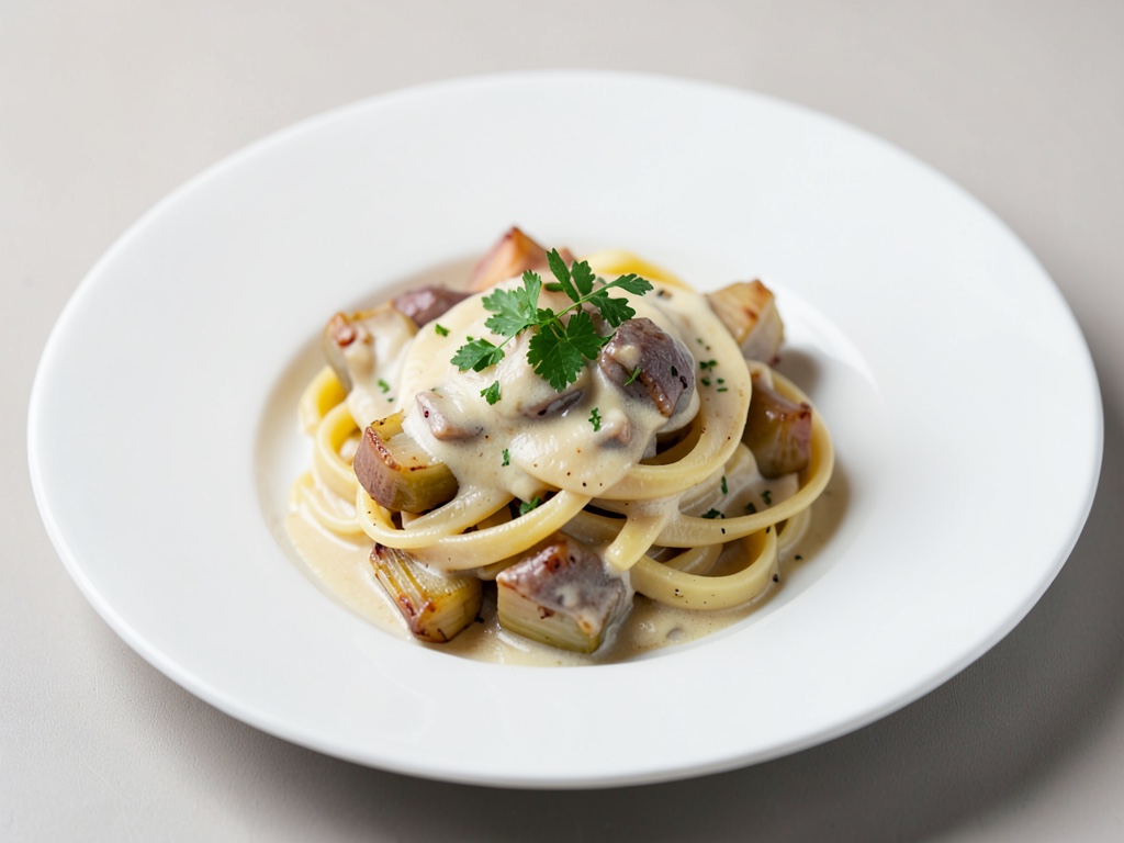 Cremige Pasta mit Artischocken