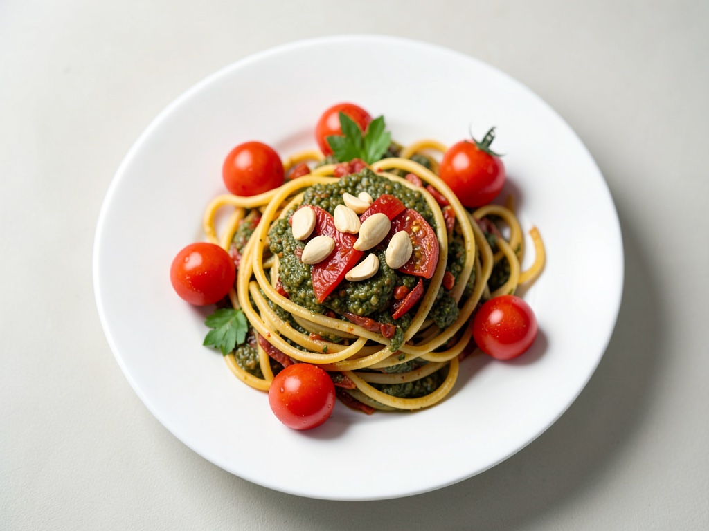 Pasta mit Tomaten-Gemüse-Pesto